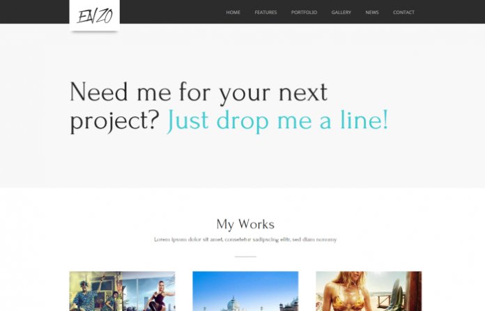 Enzo - Business Portfolio WordPress Theme